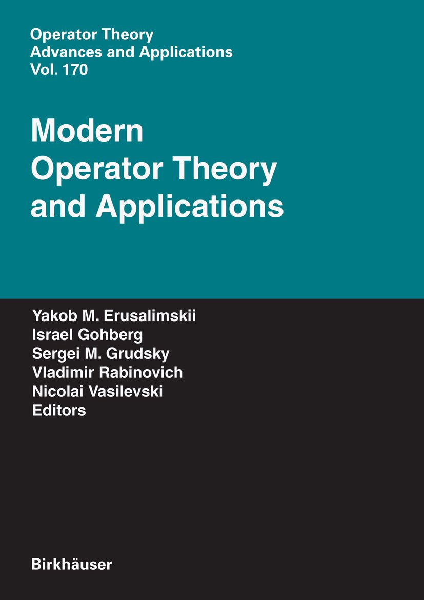 Operator Theory: Advances and Applications