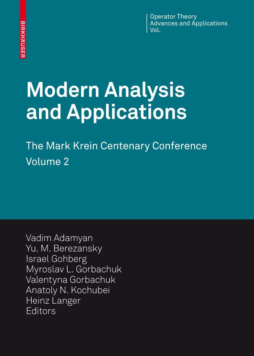 Operator Theory: Advances and Applications