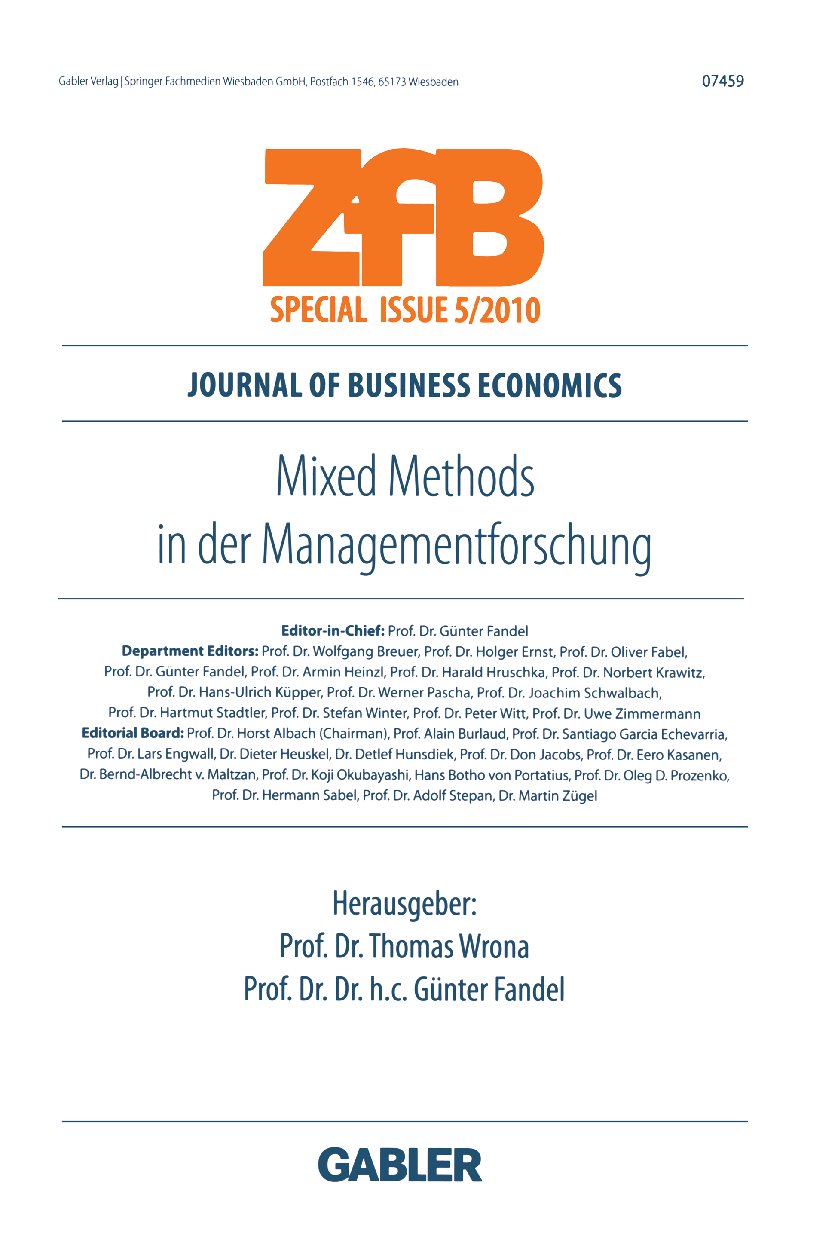 Mixed Methods in der Managementforschung