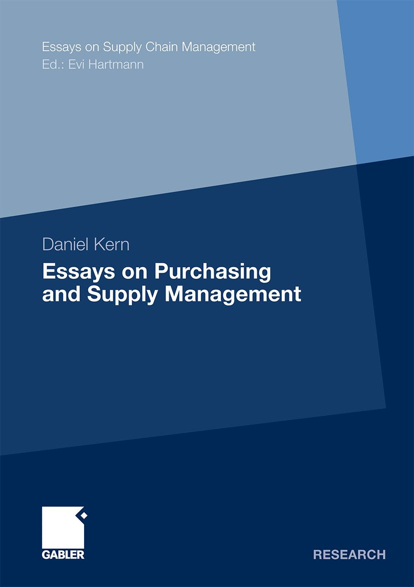 Essays on Supply Chain Management