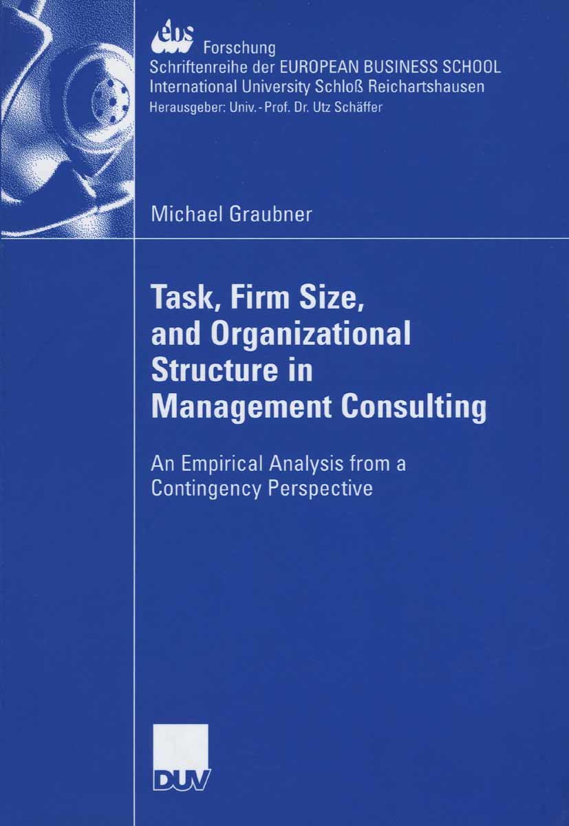 ebs-Forschung, Schriftenreihe der EUROPEAN BUSINESS SCHOOL Schloß Reichartshausen