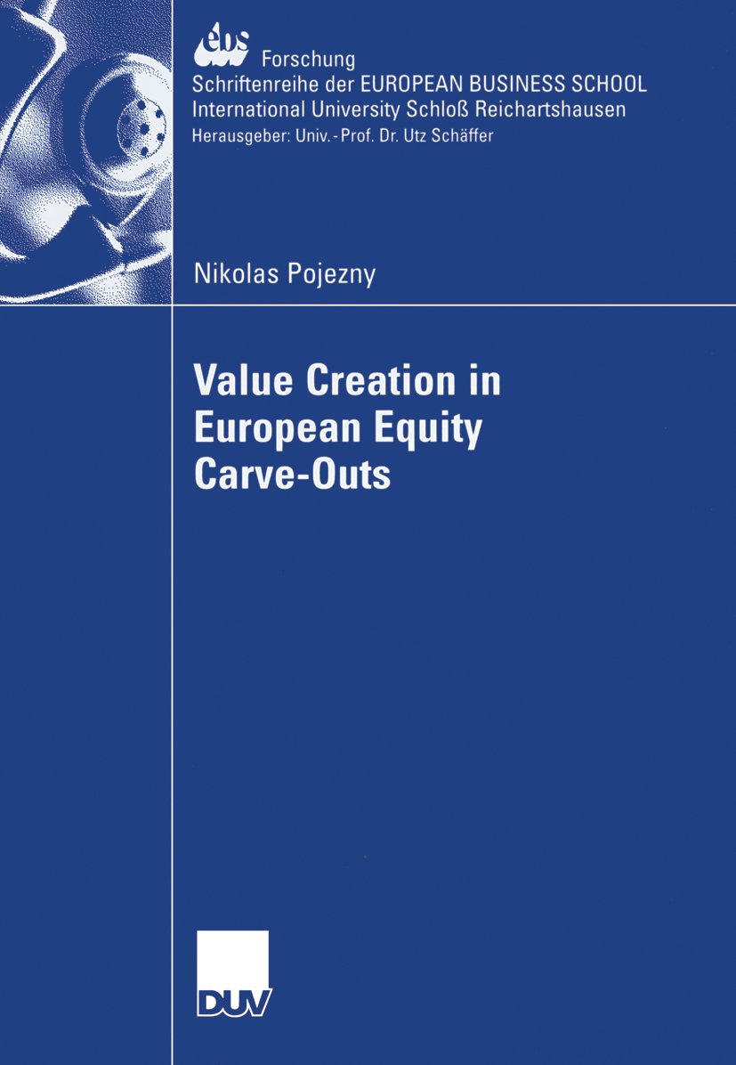 ebs-Forschung, Schriftenreihe der EUROPEAN BUSINESS SCHOOL Schloß Reichartshausen