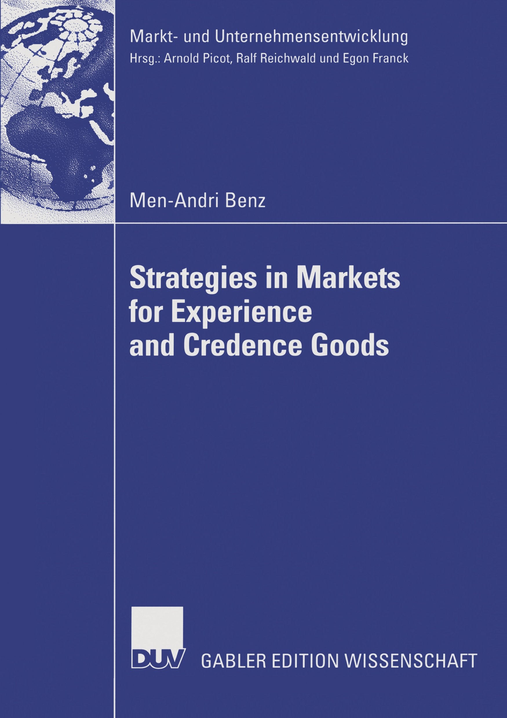 Markt- und Unternehmensentwicklung Markets and Organisations