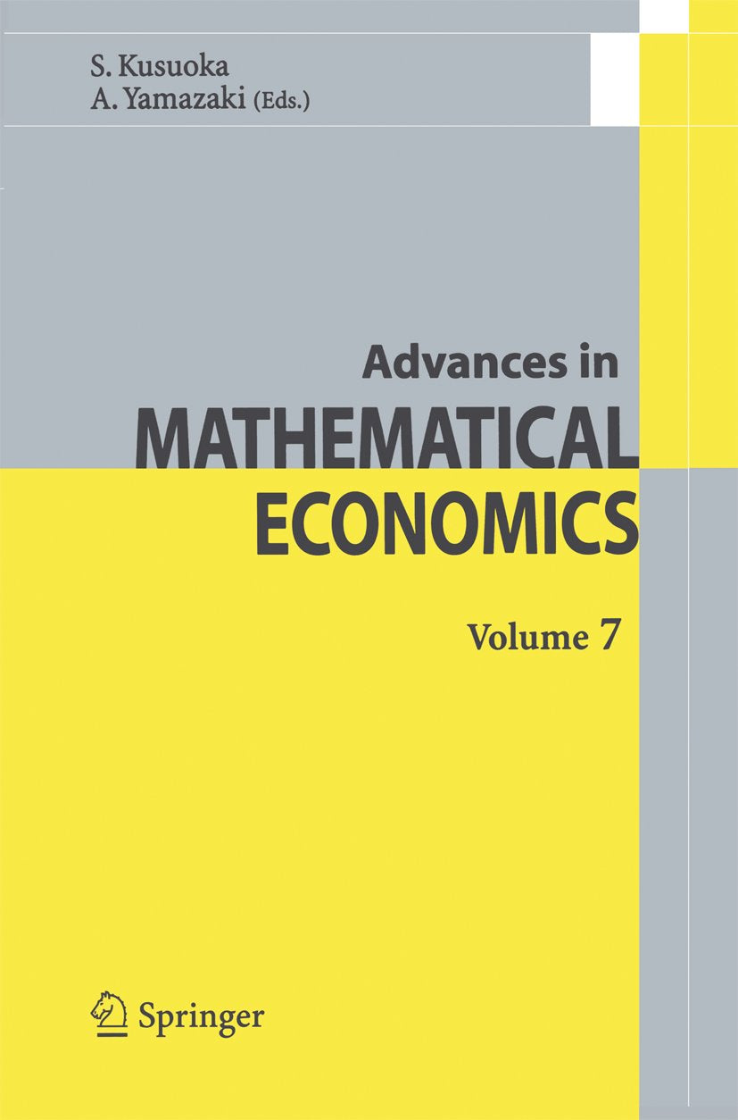 Advances in Mathematical Economics