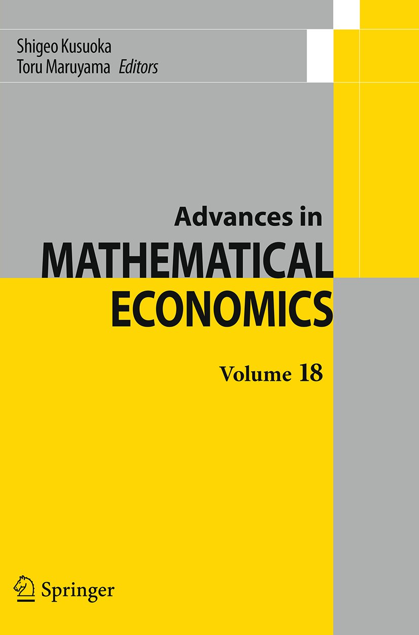 Advances in Mathematical Economics