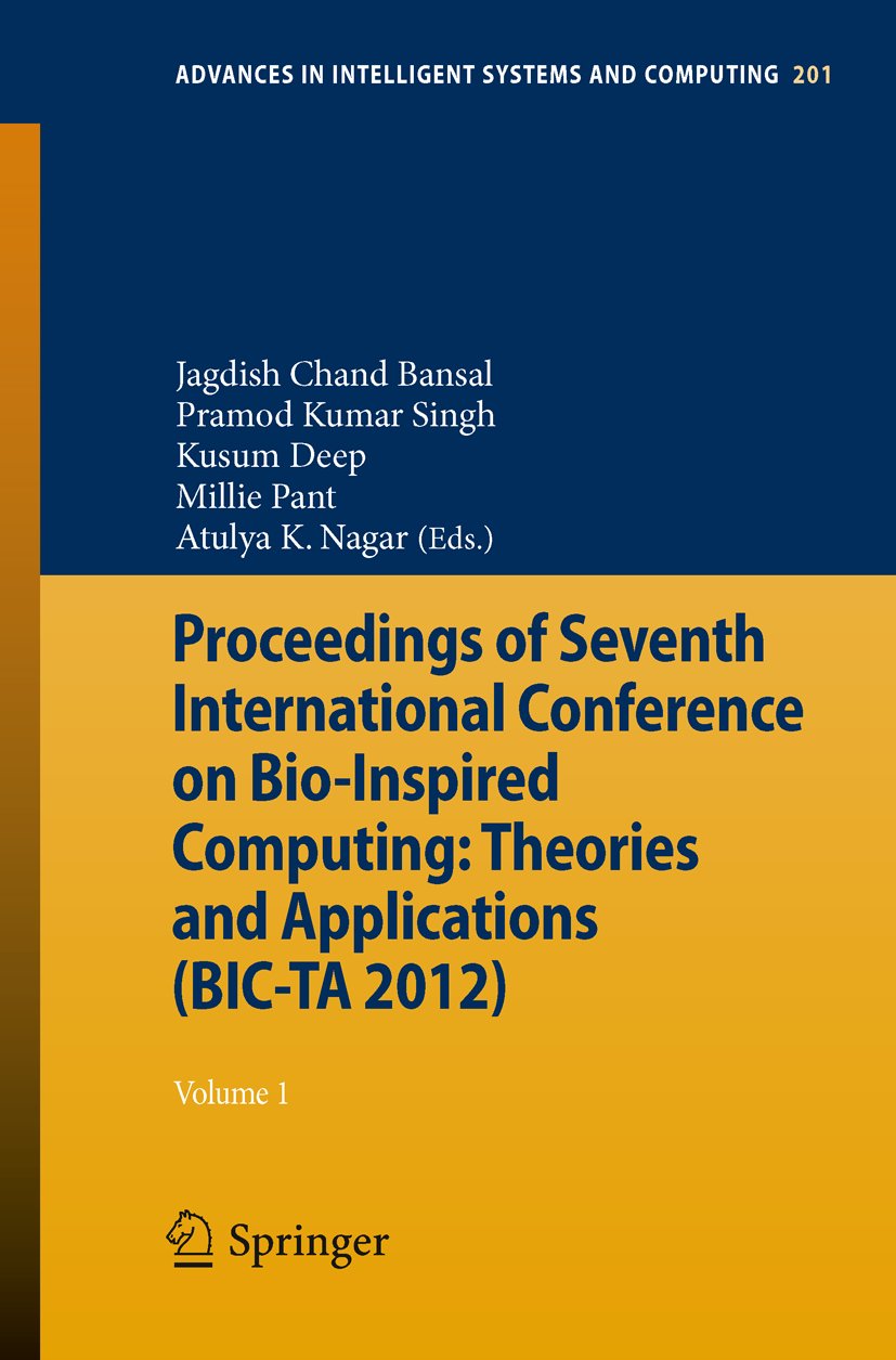 Advances in Intelligent Systems and Computing