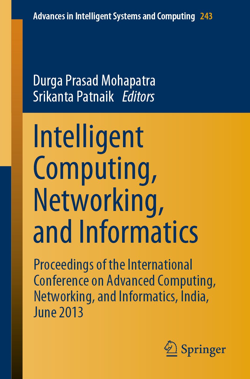 Advances in Intelligent Systems and Computing