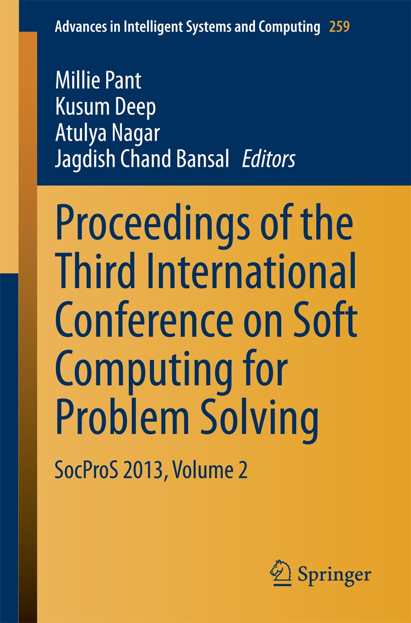 Advances in Intelligent Systems and Computing