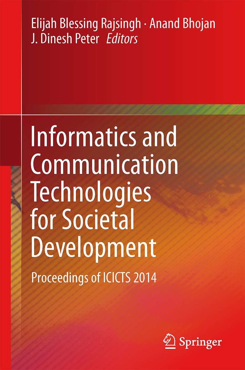 Informatics and Communication Technologies for Societal Development