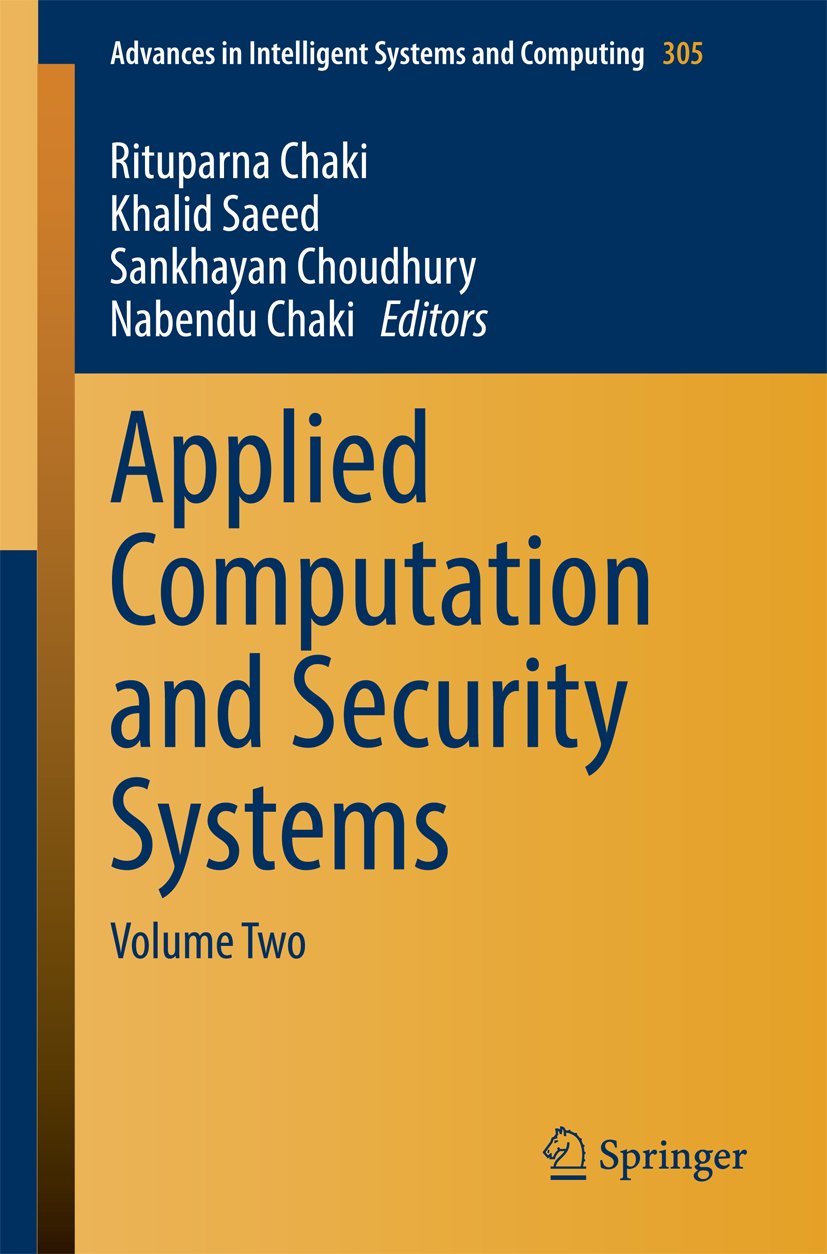 Advances in Intelligent Systems and Computing