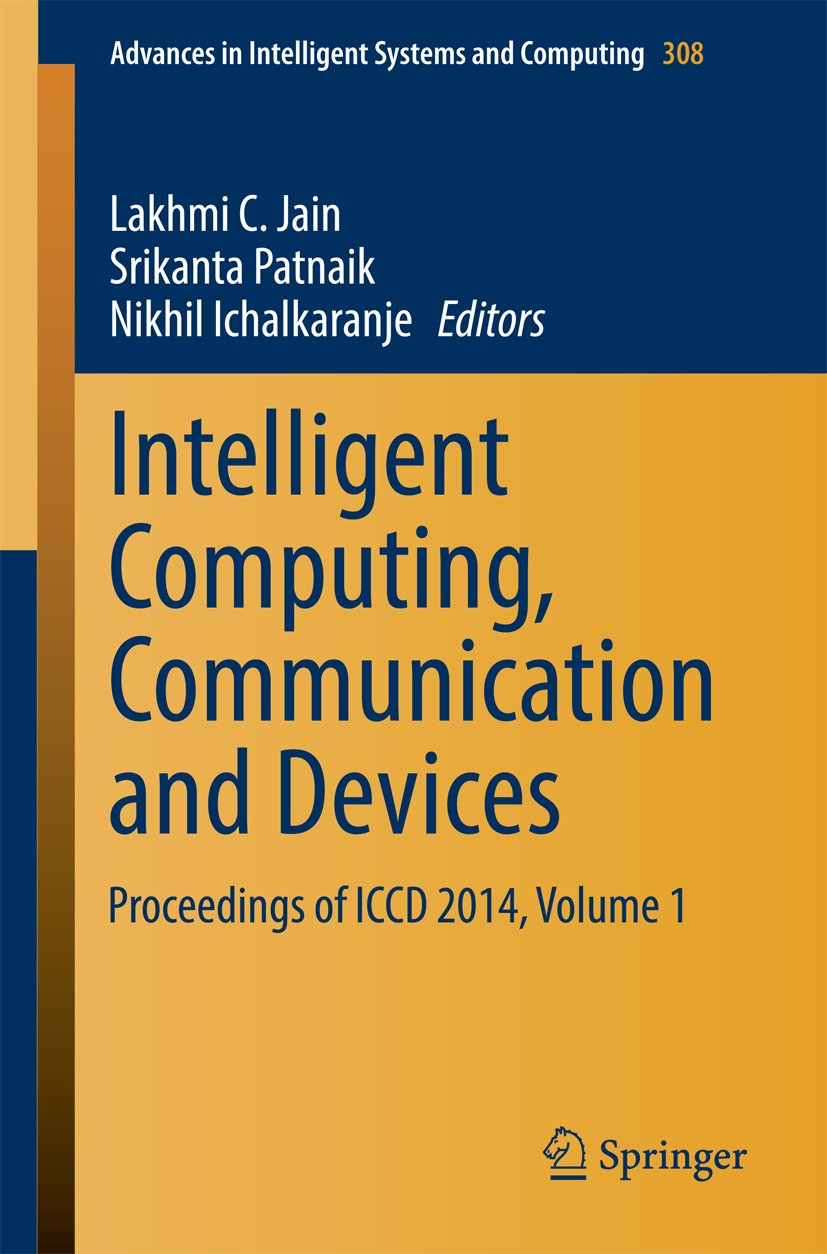 Advances in Intelligent Systems and Computing