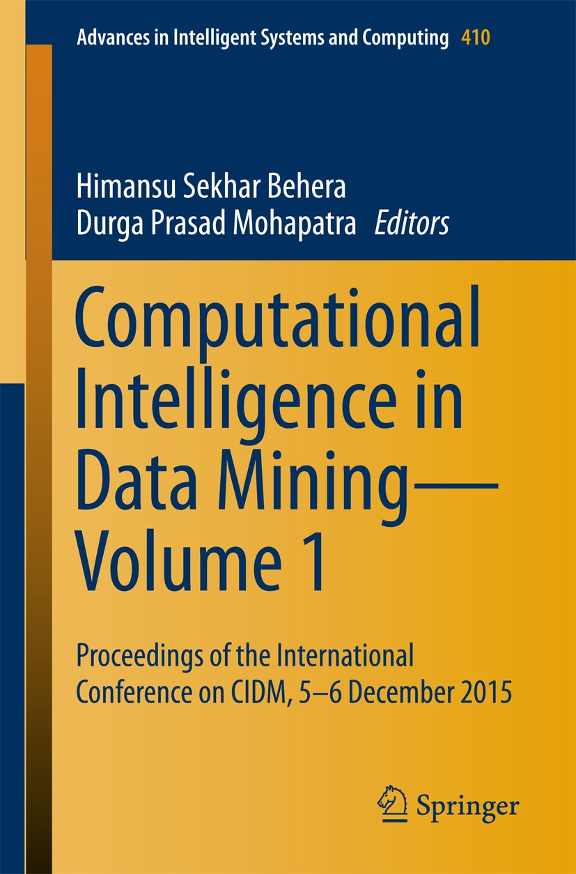 Advances in Intelligent Systems and Computing