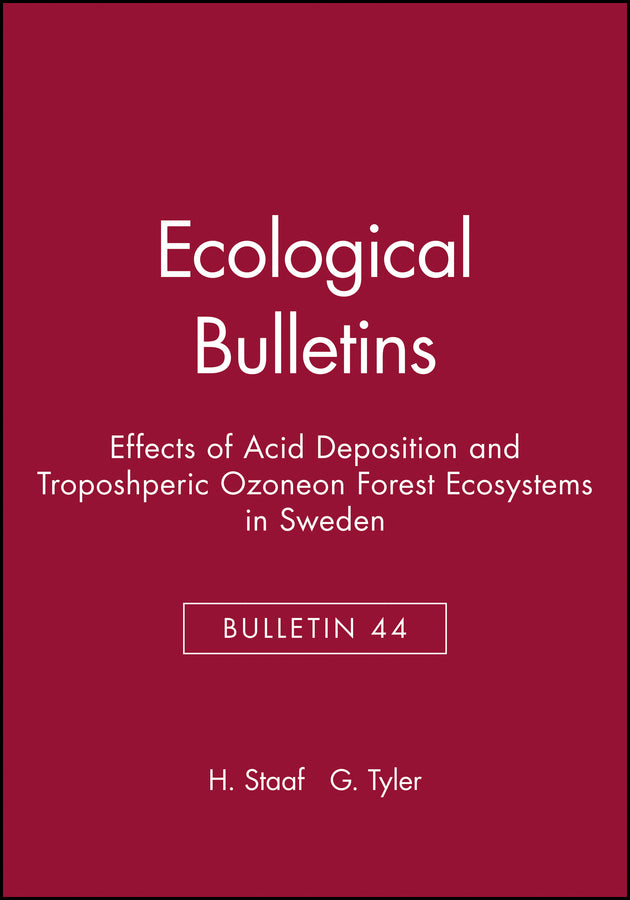 Ecological Bulletins