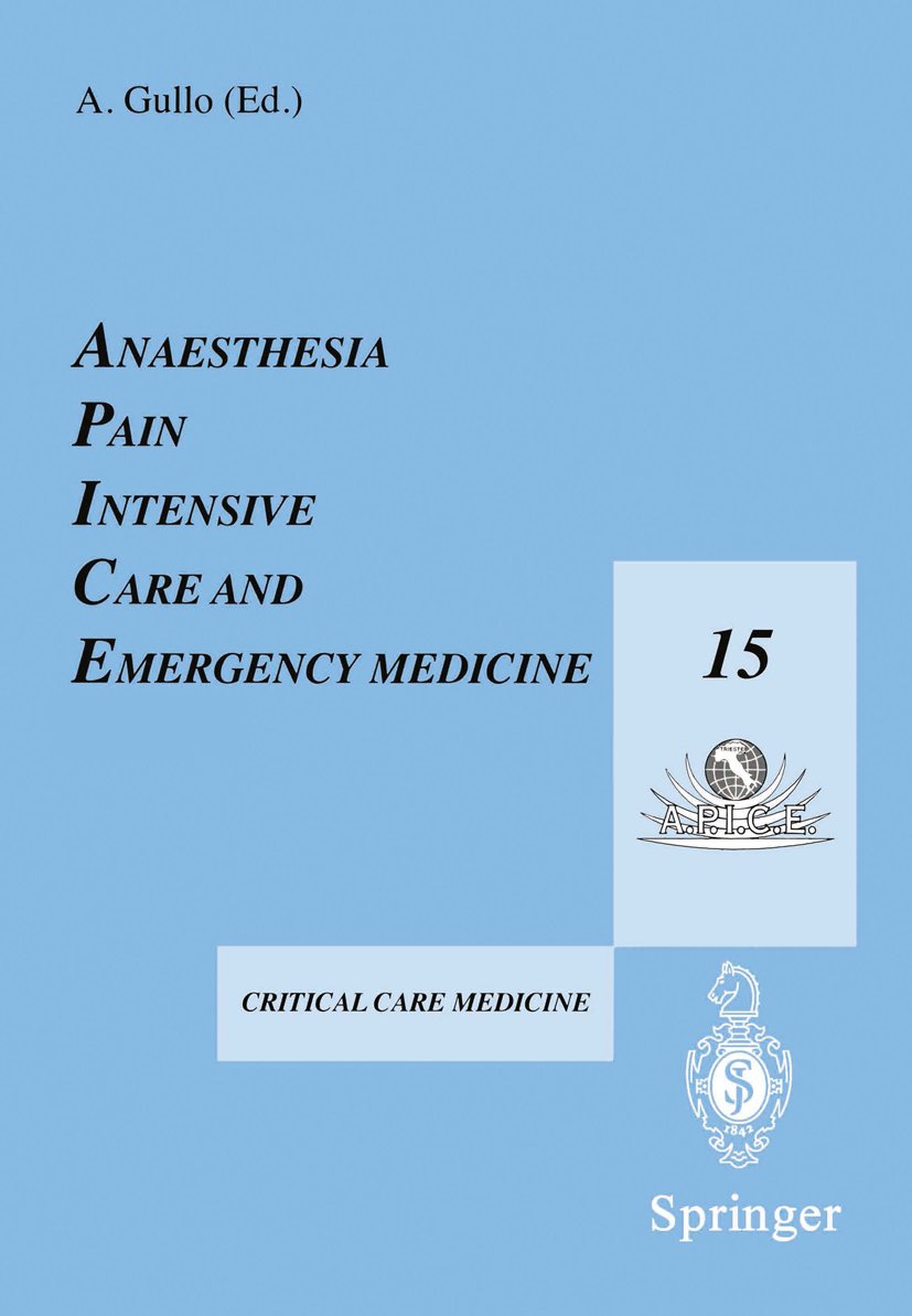 Anaesthesia, Pain, Intensive Care and Emergency Medicine — A.P.I.C.E.