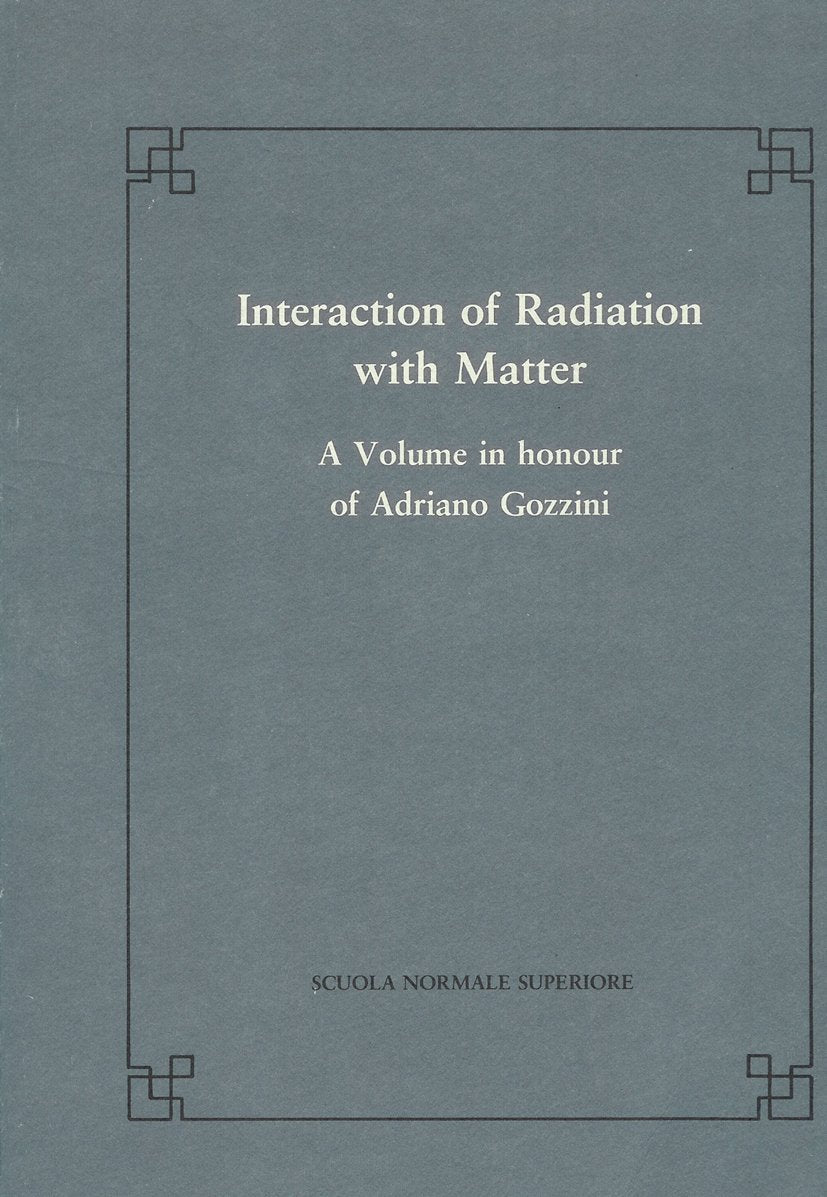 Publications of the Scuola Normale Superiore