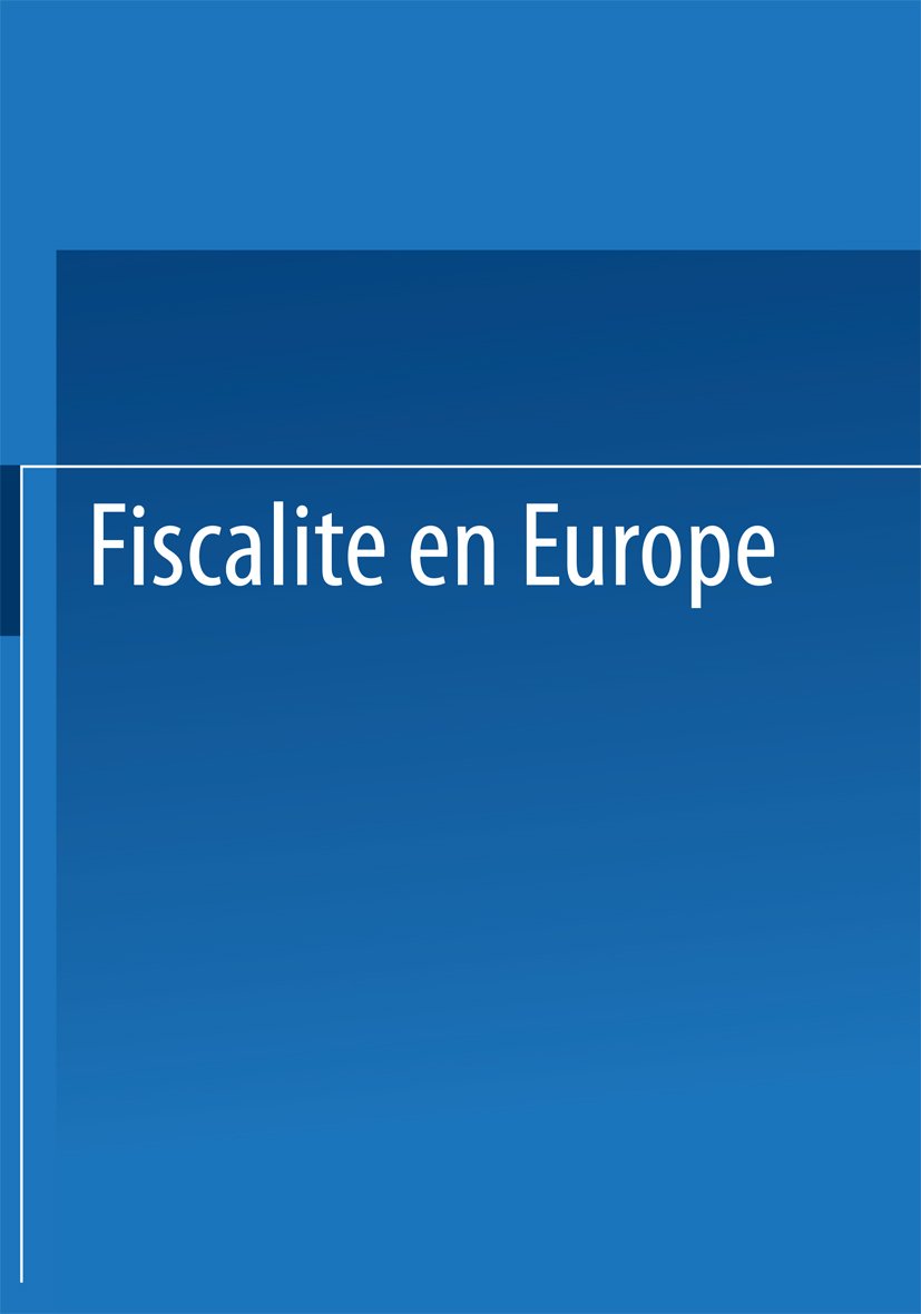 Fiscalité en Europe