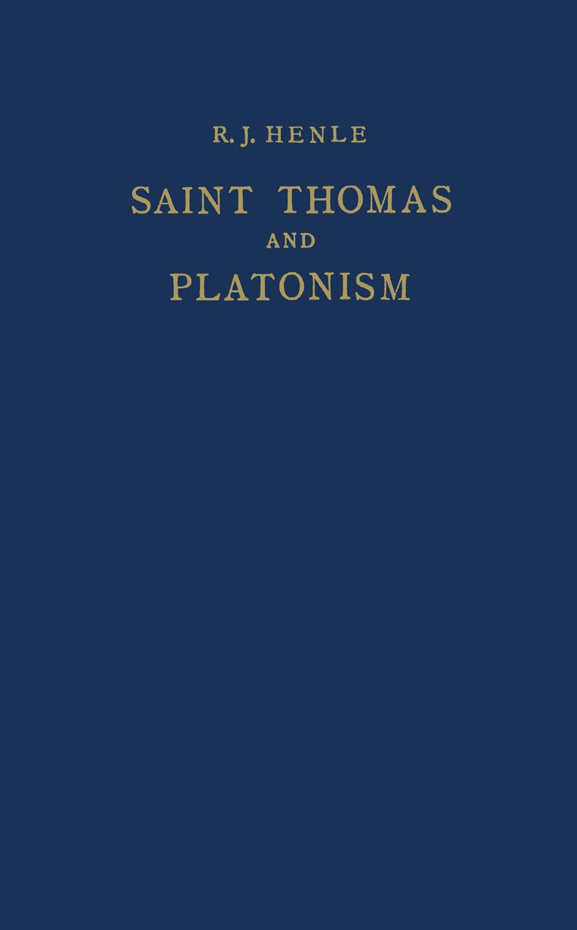 Saint Thomas and Platonism