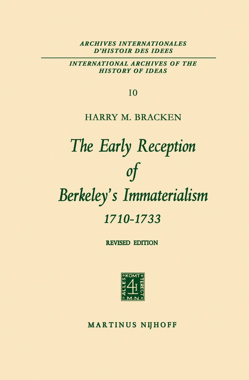 International Archives of the History of Ideas Archives internationales d'histoire des idées