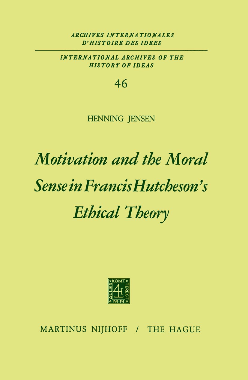 International Archives of the History of Ideas Archives internationales d'histoire des idées
