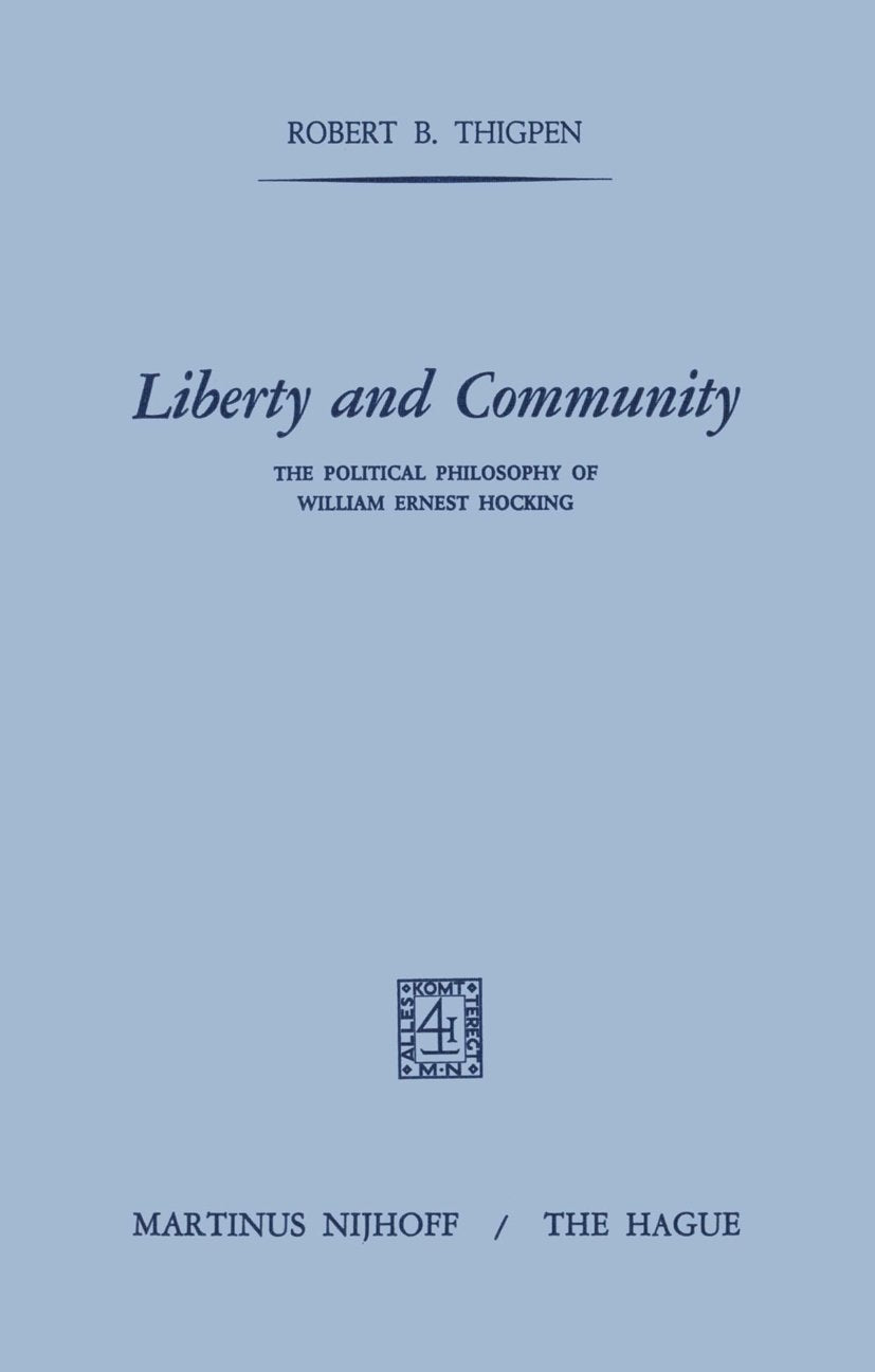 Liberty and Community