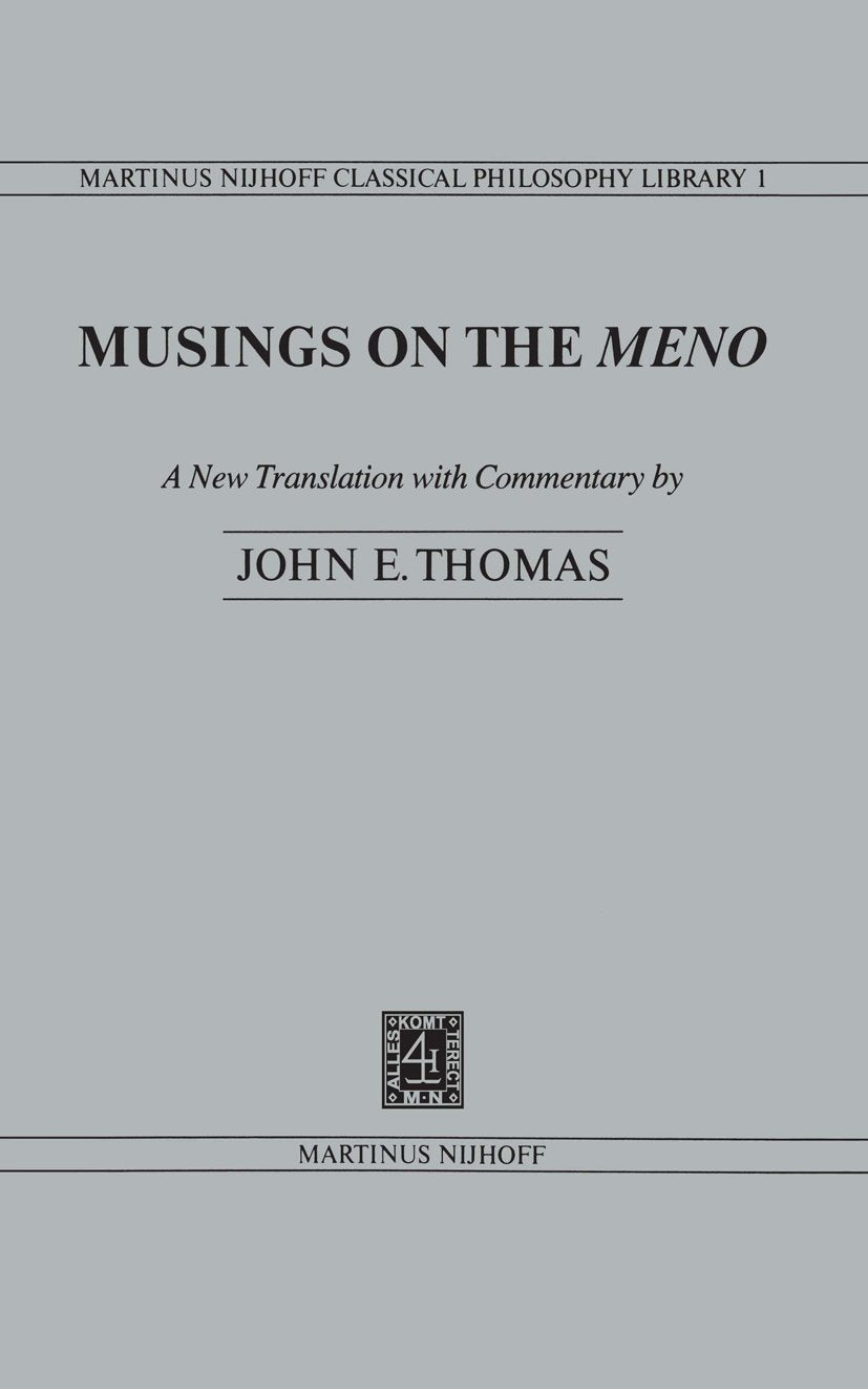 Musings on the Meno