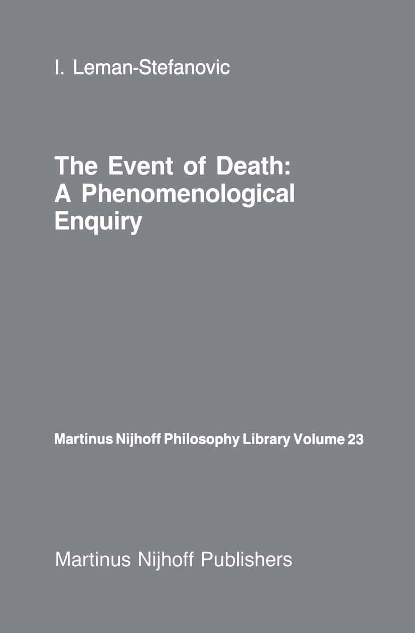 Martinus Nijhoff Philosophy Library