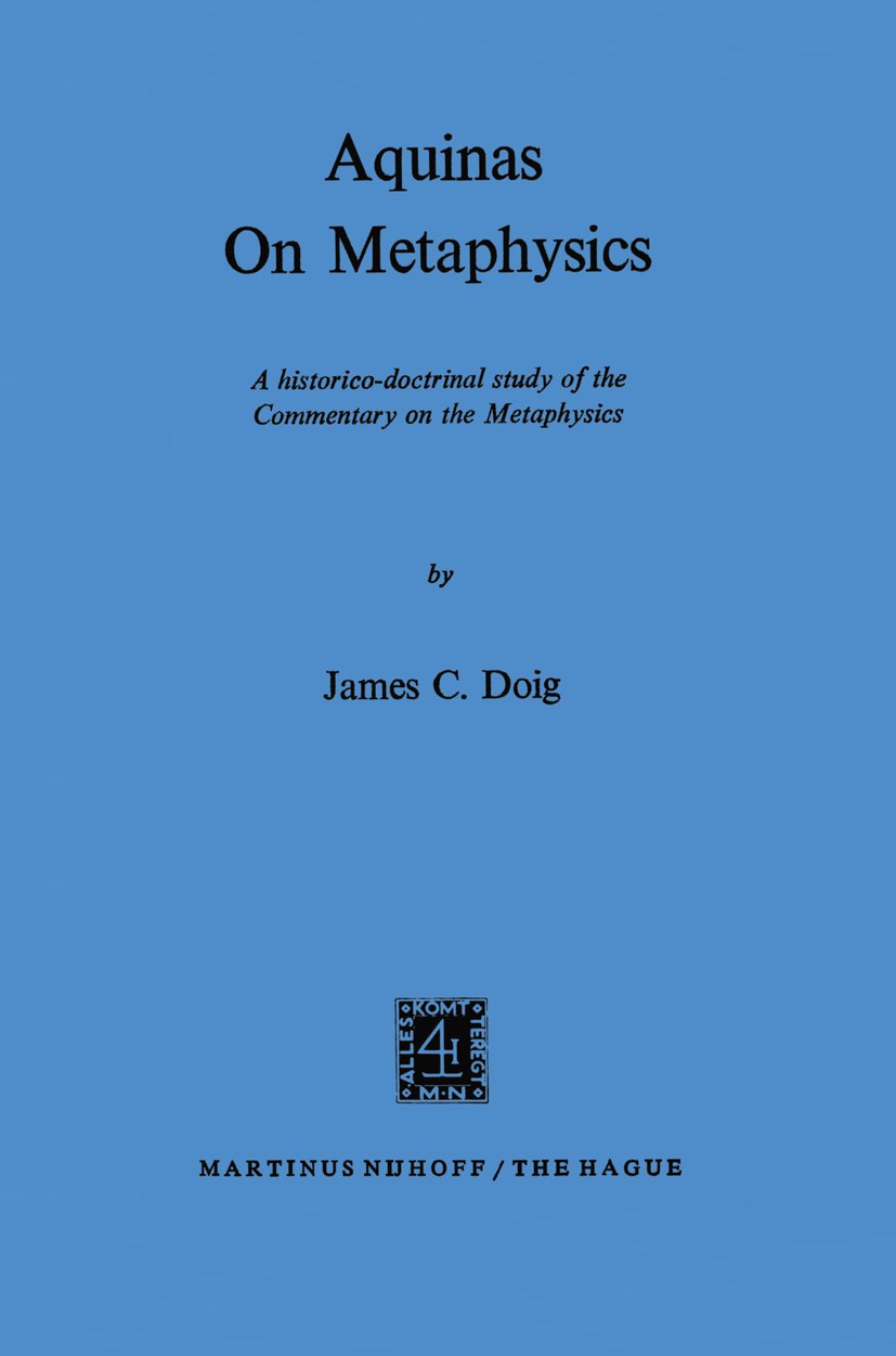 Aquinas on Metaphysics