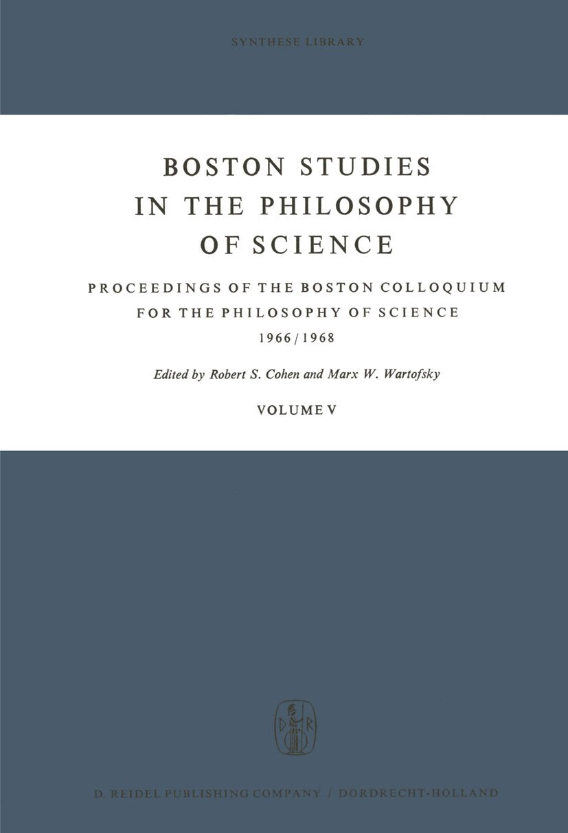 Boston Studies in the Philosophy and History of Science