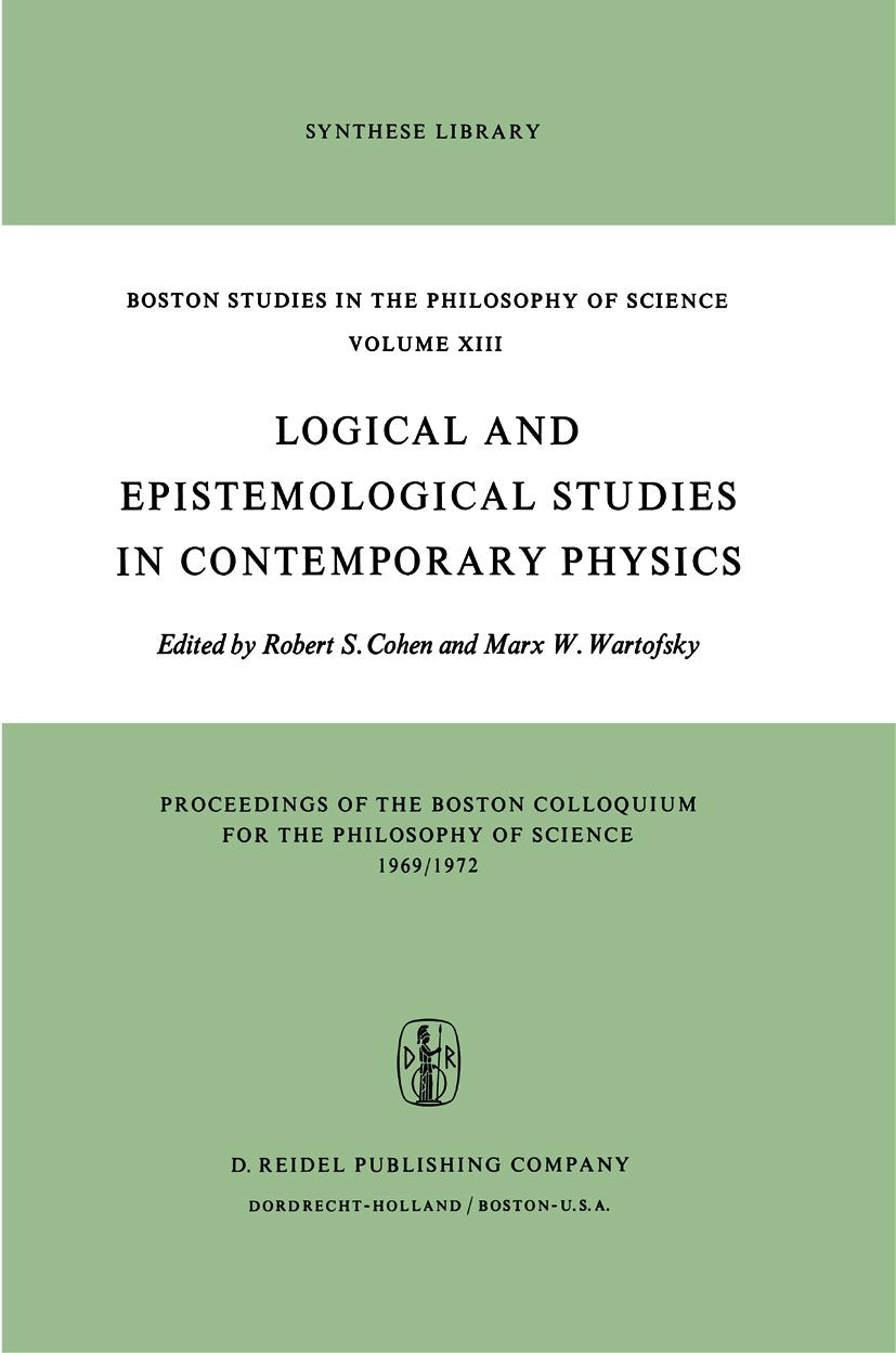 Boston Studies in the Philosophy and History of Science