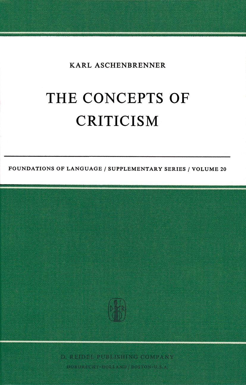 Foundations of Language Supplementary Series