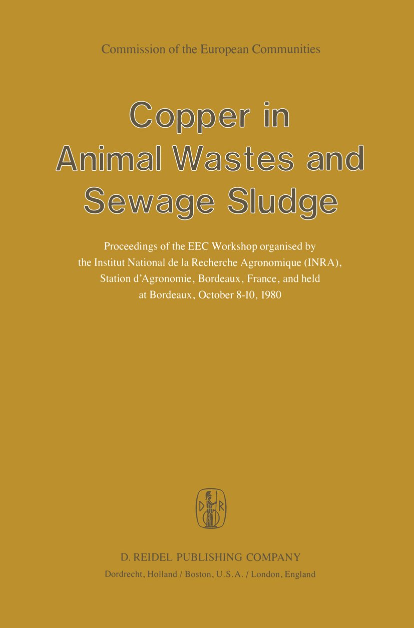 Copper in Animal Wastes and Sewage Sludge