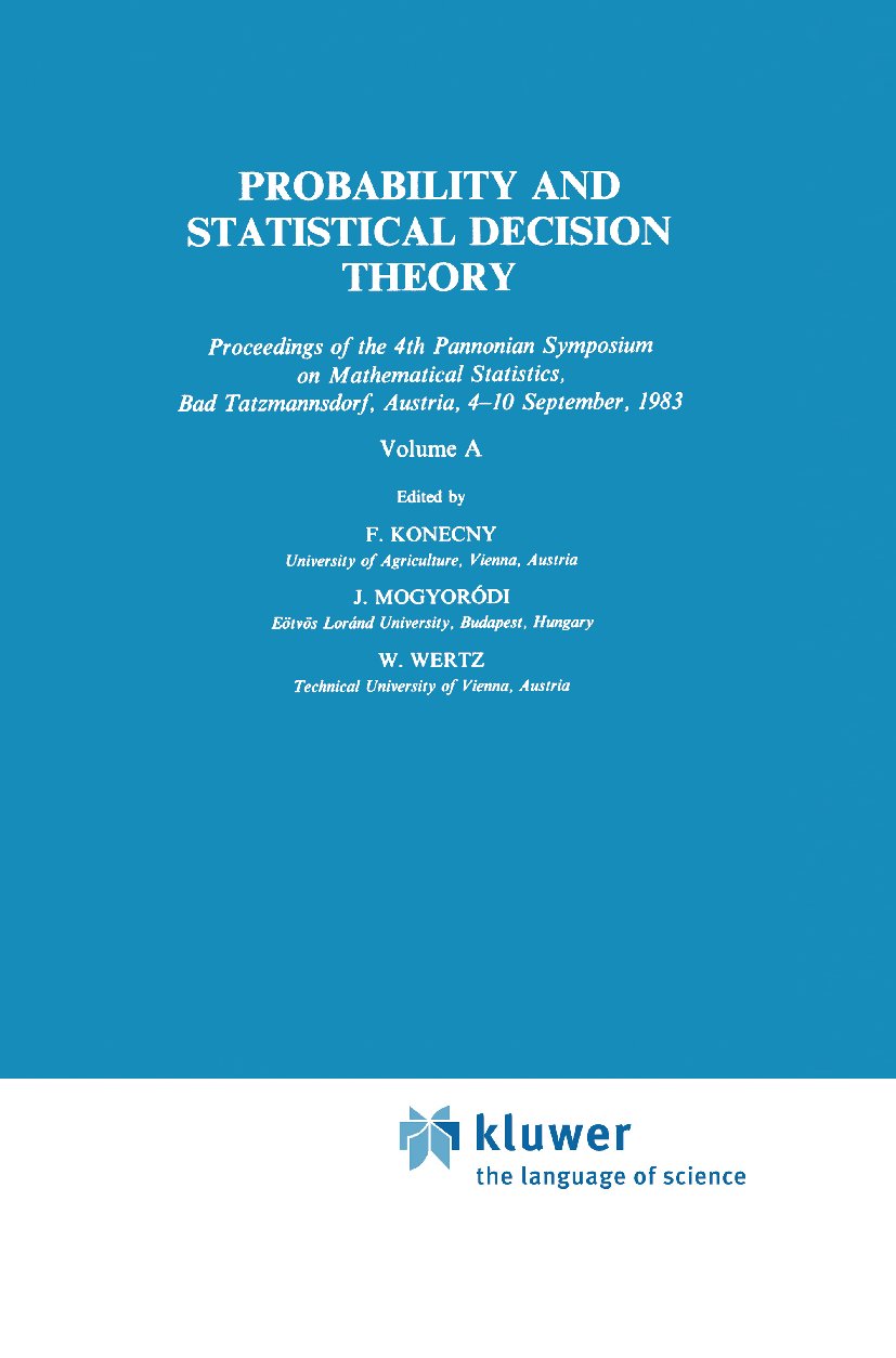 Probability and Statistical Decision Theory