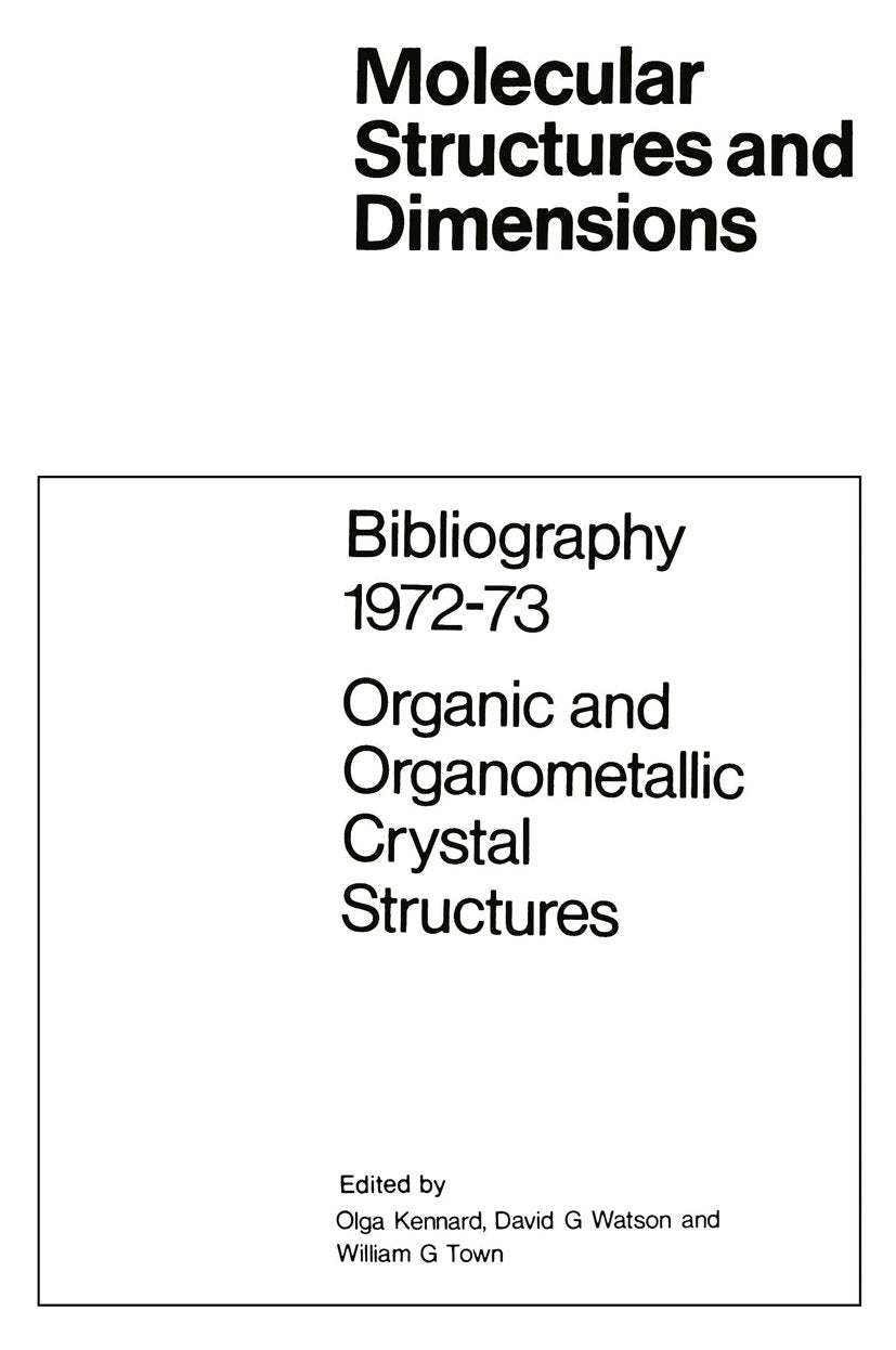 Molecular Structure and Dimensions