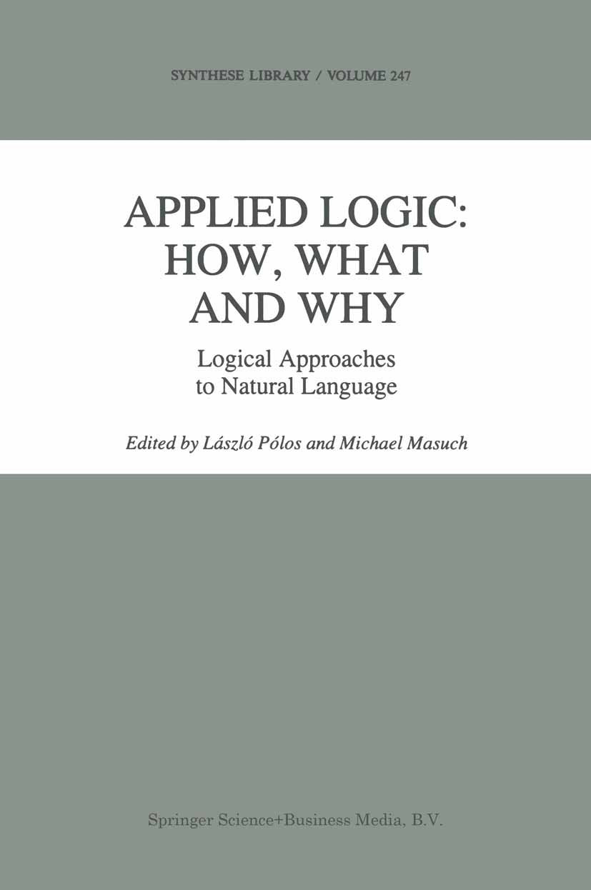 Synthese Library: Logical Approaches to Natural Language