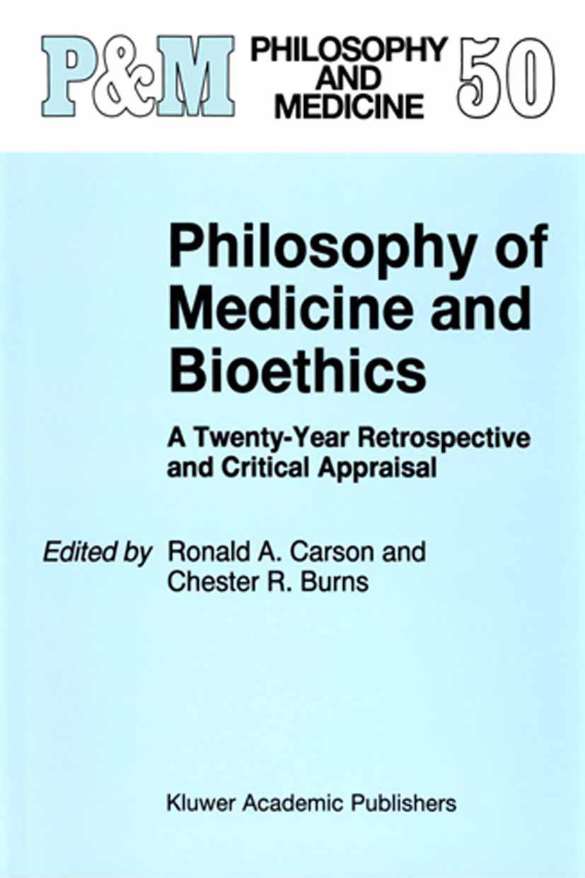 Philosophy and Medicine