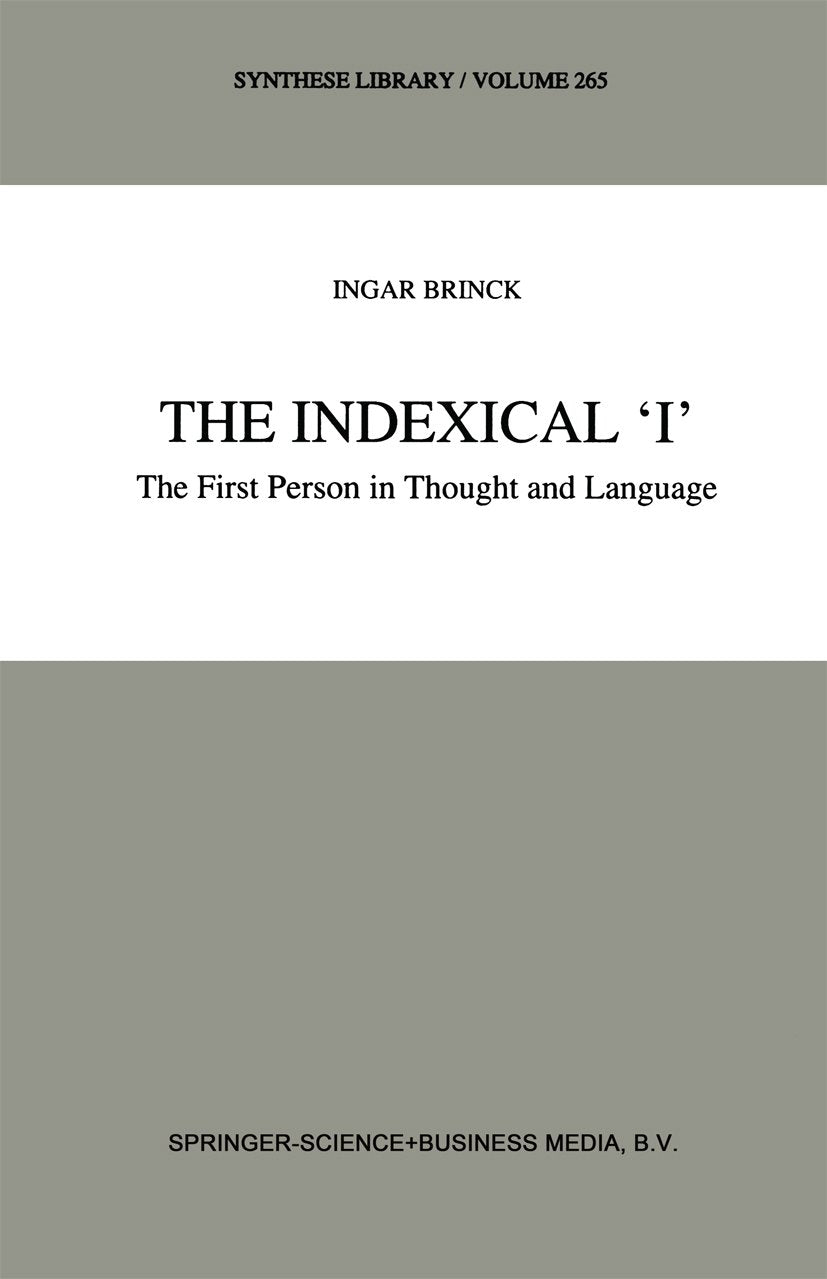 Synthese Library: The First Person in Thought and Language