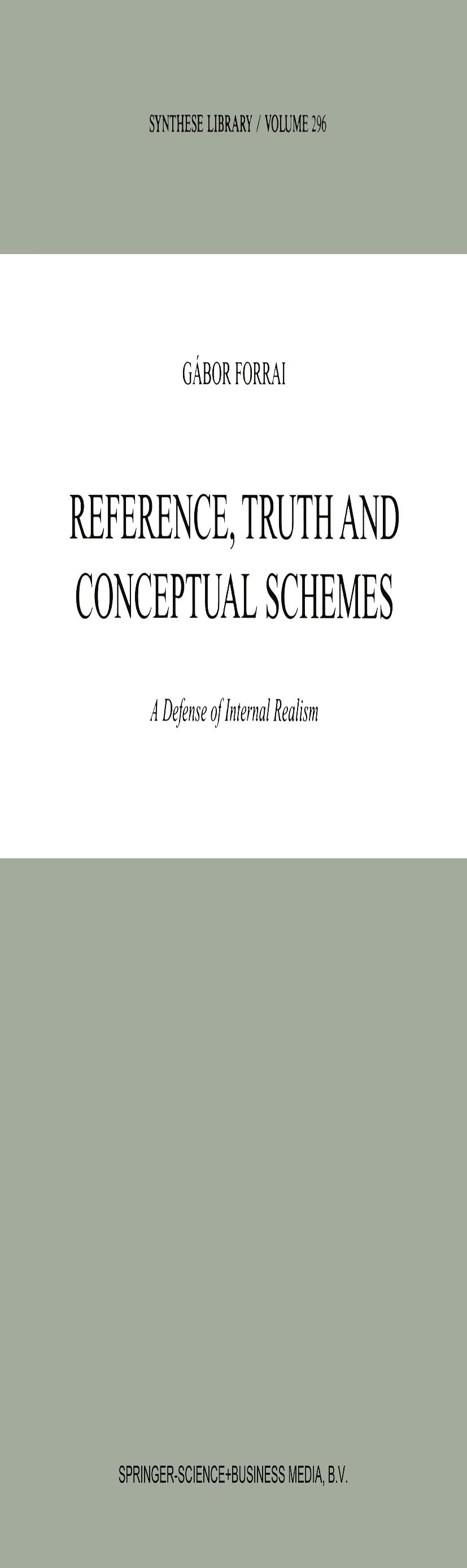 Synthese Library: A Defense of Internal Realism
