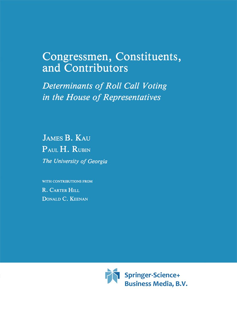 Congressman, Constituents, and Contributors