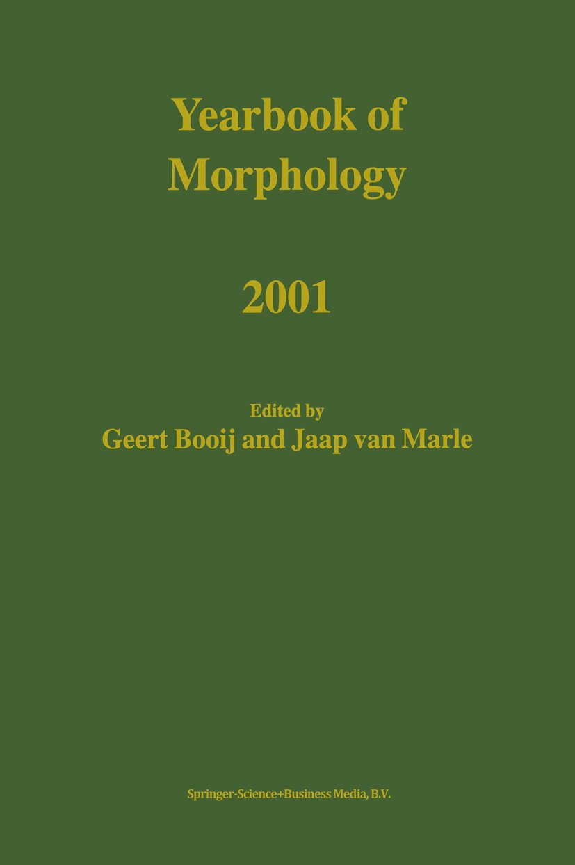 Yearbook of Morphology