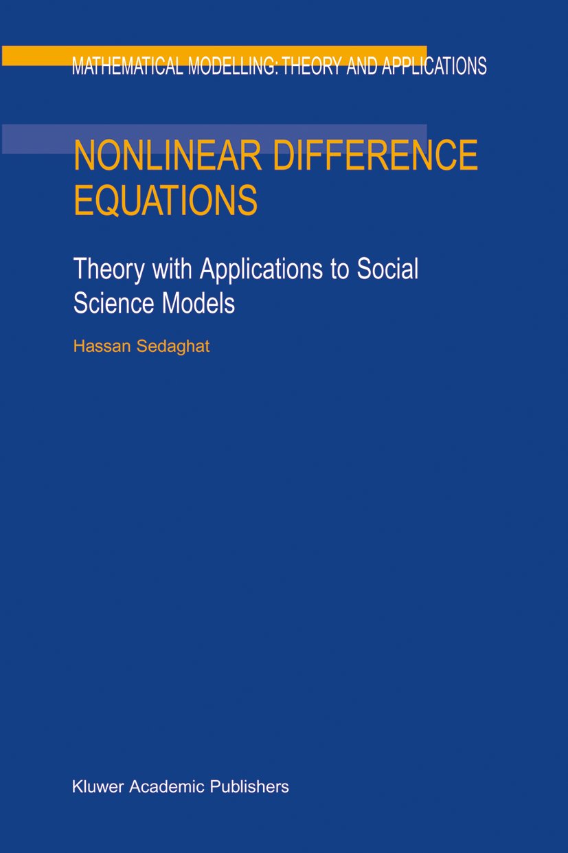 Mathematical Modelling: Theory and Applications