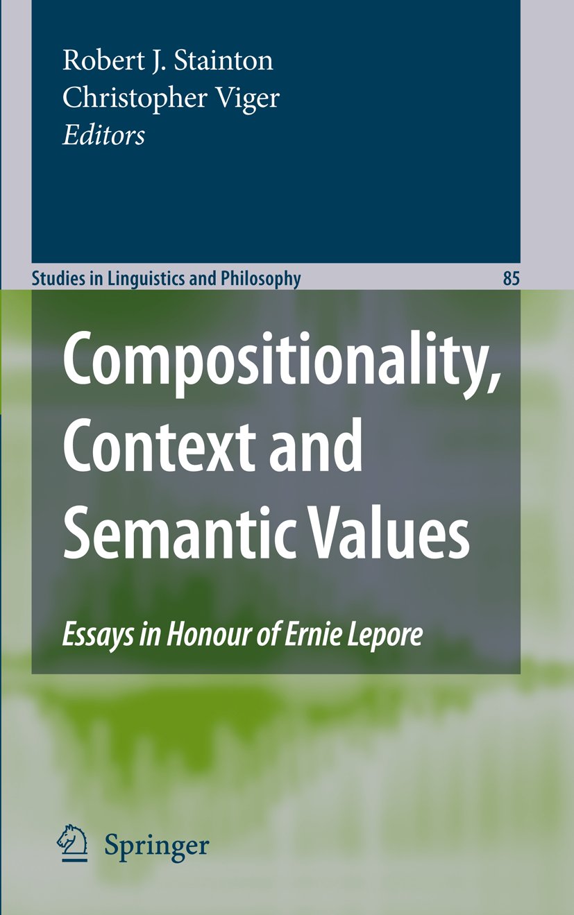 Studies in Linguistics and Philosophy