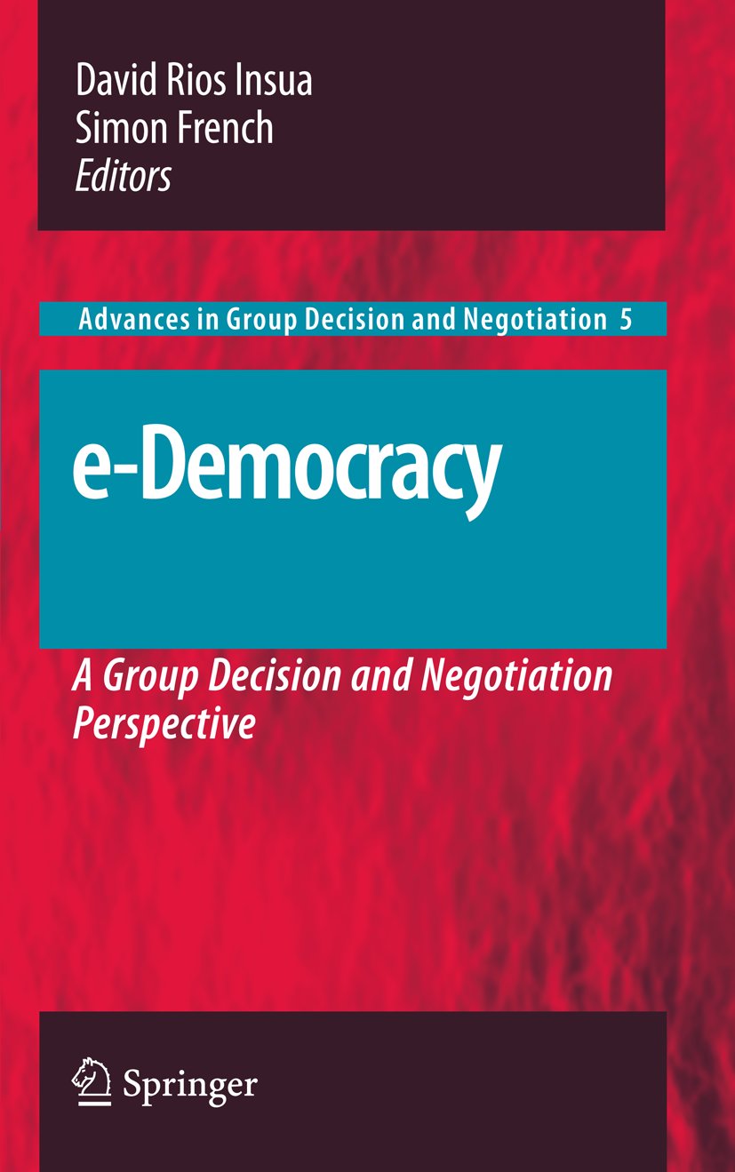 Advances in Group Decision and Negotiation