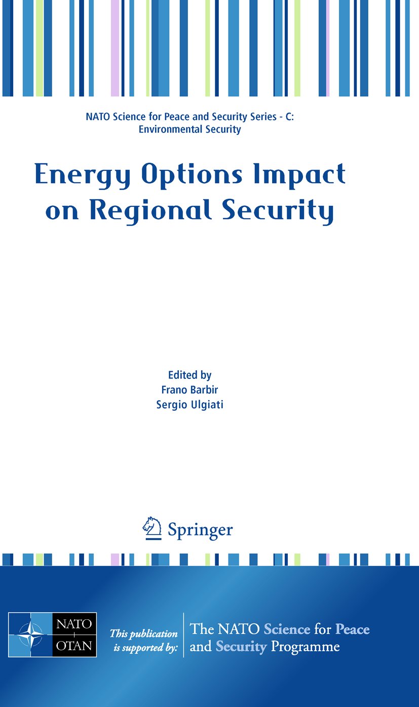 NATO Science for Peace and Security Series C: Environmental Security