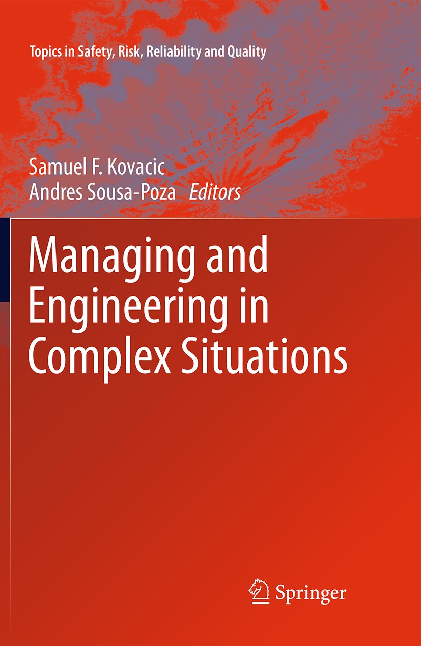 Topics in Safety, Risk, Reliability and Quality