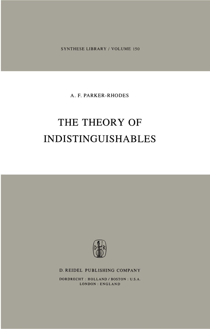 The Theory of Indistinguishables