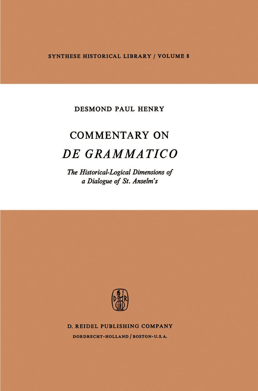 Commentary on De Grammatico