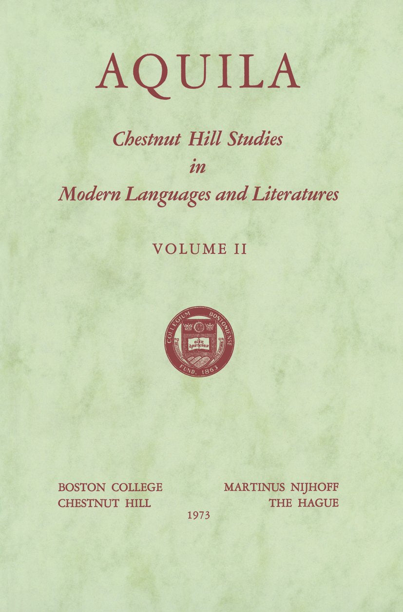 Chestnut Hill Studies in Modern Language and Literature