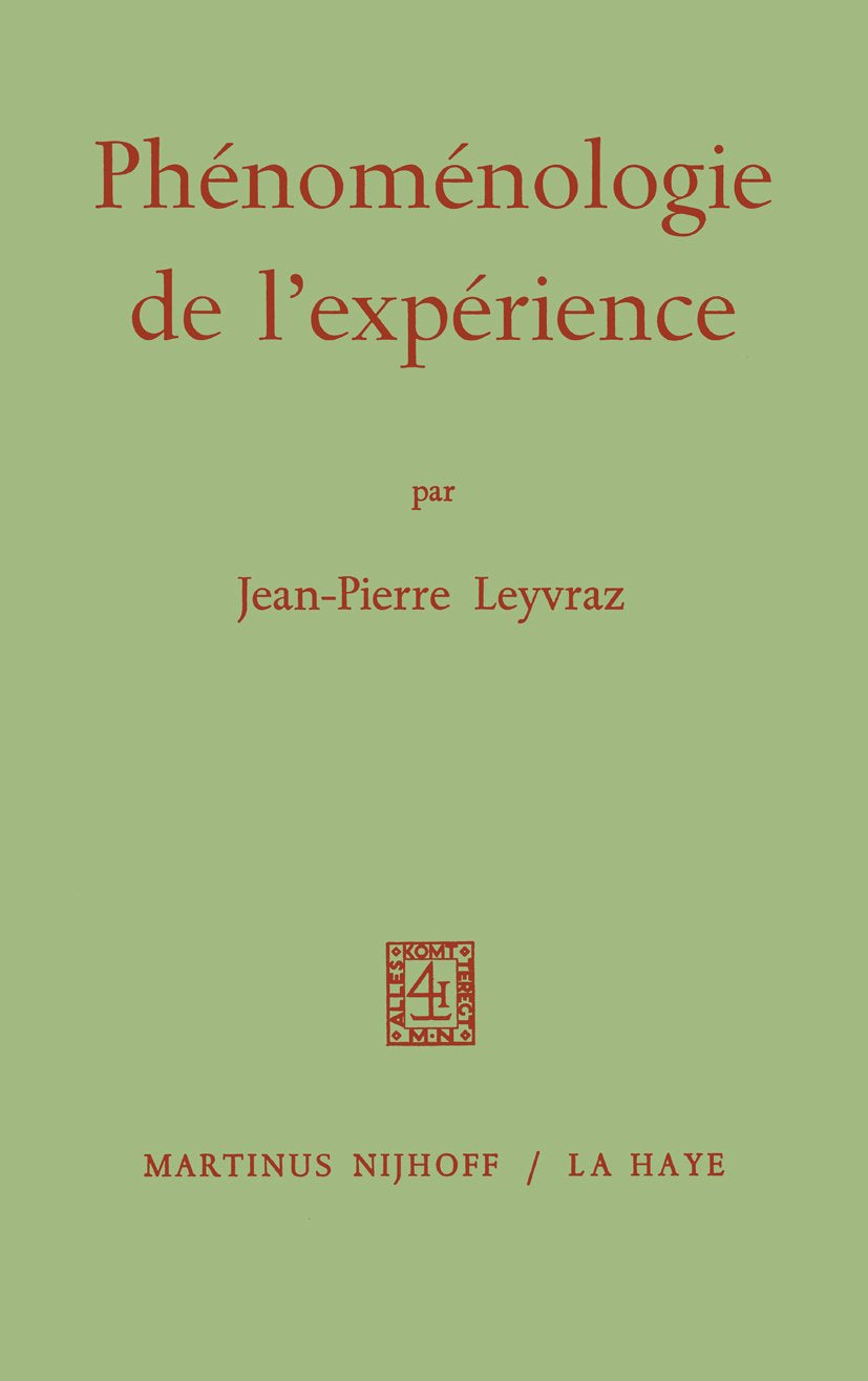 Phénoménologie de L'expérience