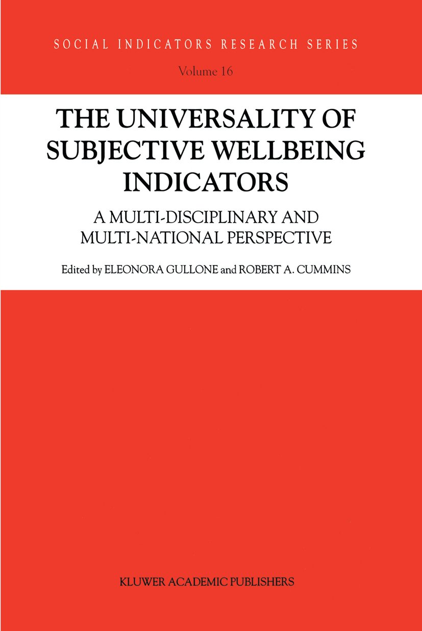 Social Indicators Research Series