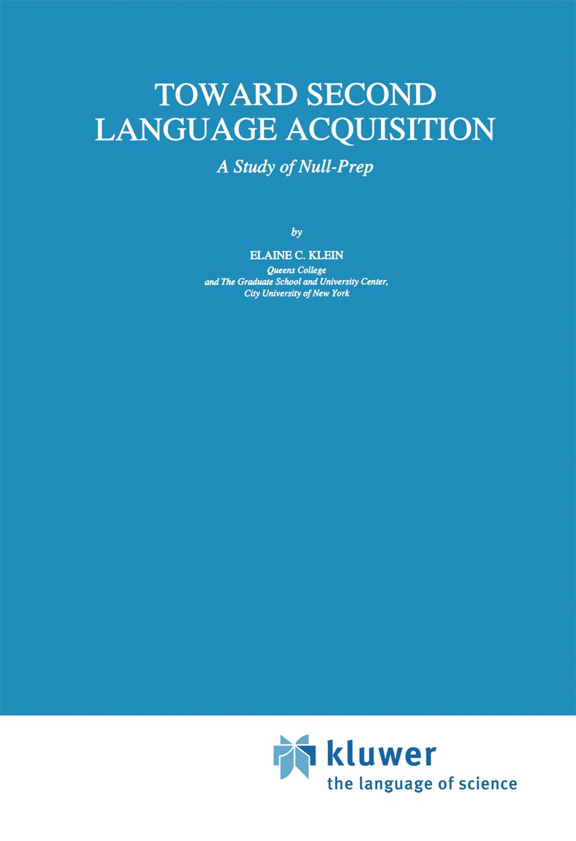 Studies in Theoretical Psycholinguistics